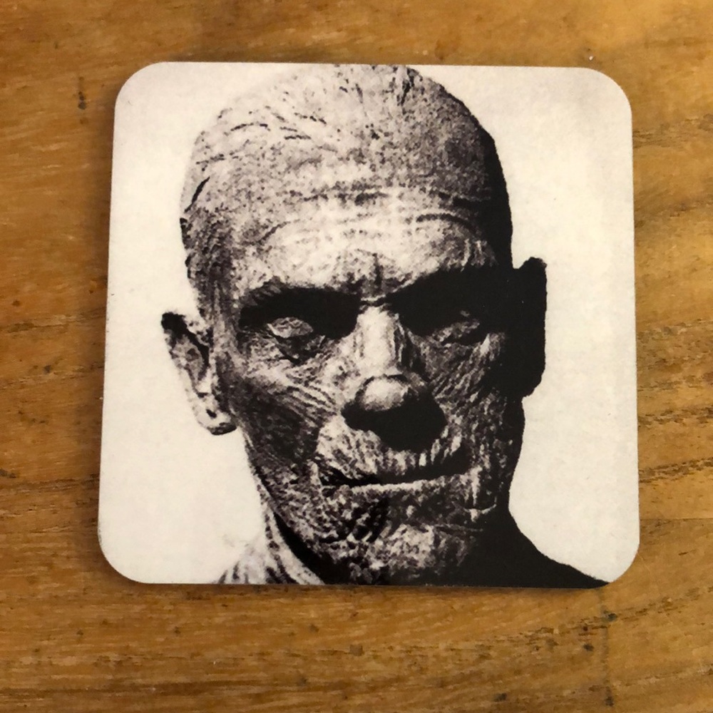 Mummy coaster about 4x4